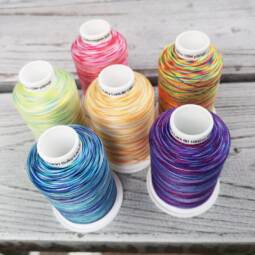 1.000m Gütermann Bulky-Lock 80 Multicolor Bauschgarn - verschiedene Farben