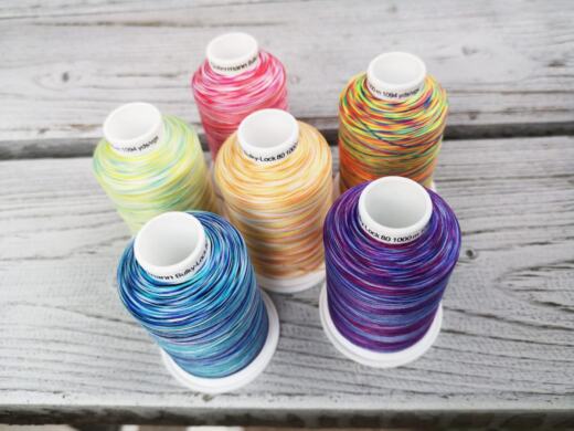 1.000m Gütermann Bulky-Lock 80 Multicolor Bauschgarn