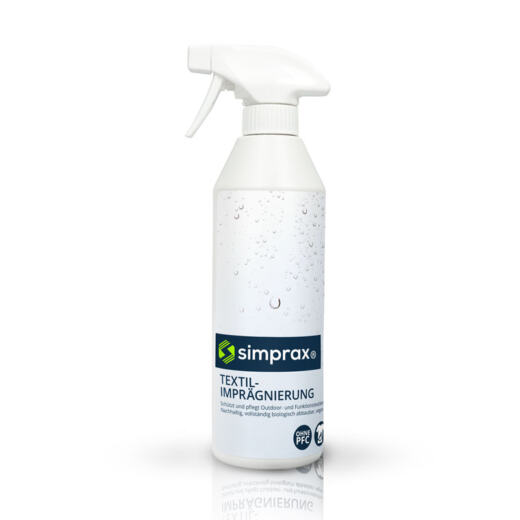 simprax® Textil Imprägnierung Spray-On - 250ml (biologisch abbaubar, vegan)
