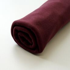 Biobündchen uni (Überbreite) – Stoffonkel – bordeaux