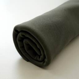 Biobündchen uni (Überbreite) – Stoffonkel – khaki