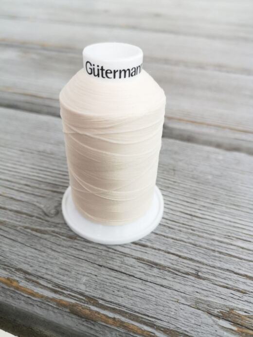 1.000m Gütermann Bulky-Lock 80 Bauschgarn - creme 414