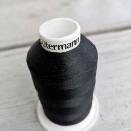 1.000m Gütermann Bulky-Lock 80 Bauschgarn - schwarz 000