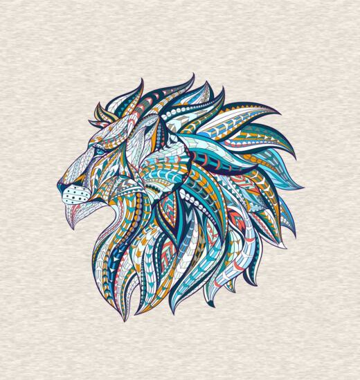 Biojersey - Tigerlilly - Ethno Löwen (100cm)