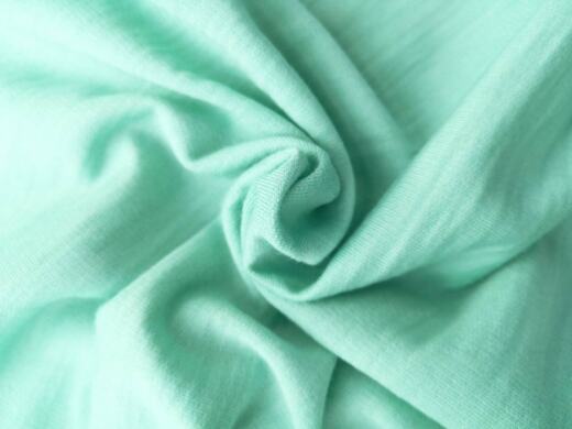 Wolle/Seide Bio Sommersweat - mint
