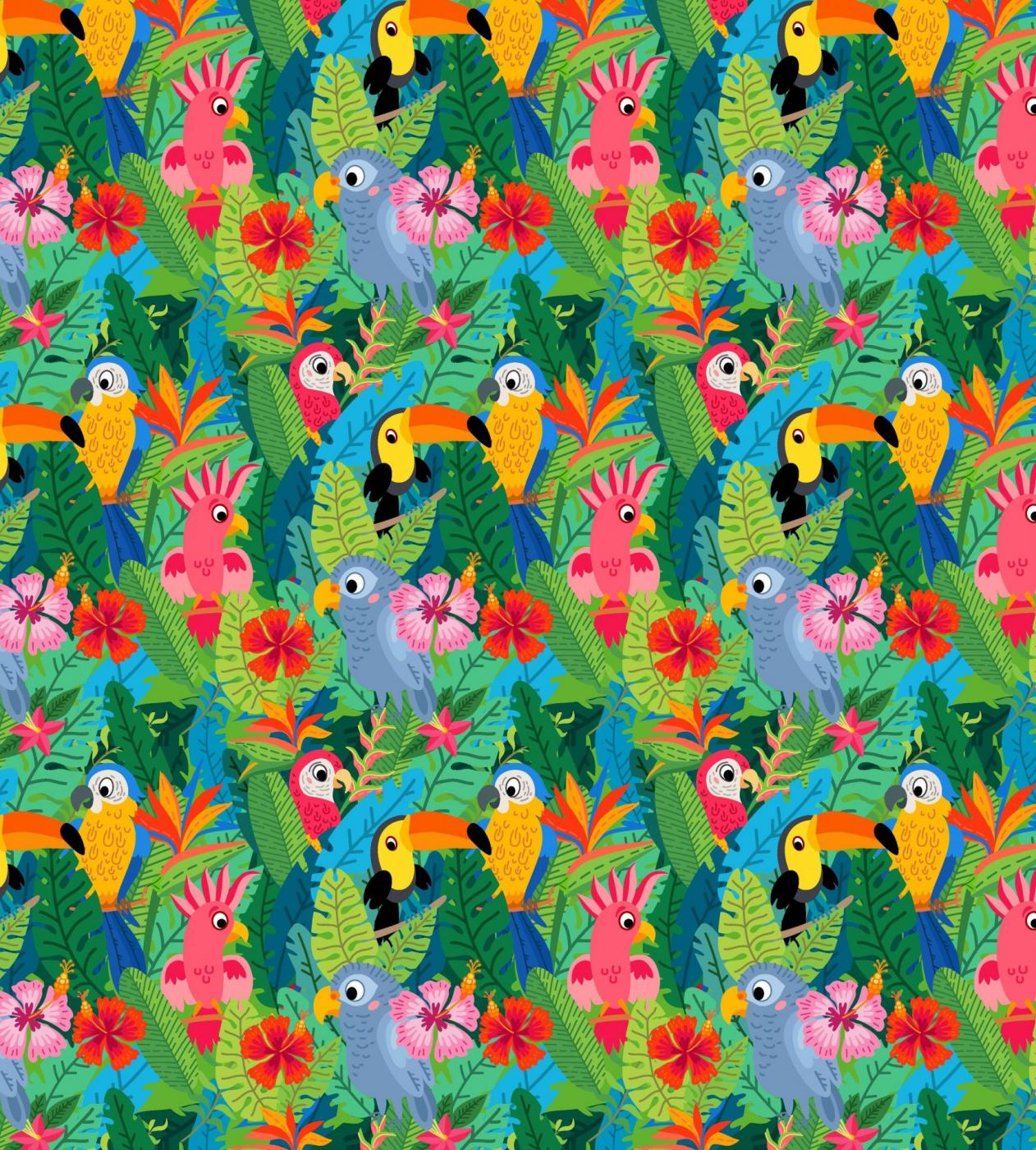 PUL Stoff bedruckt – – Tigerlilly