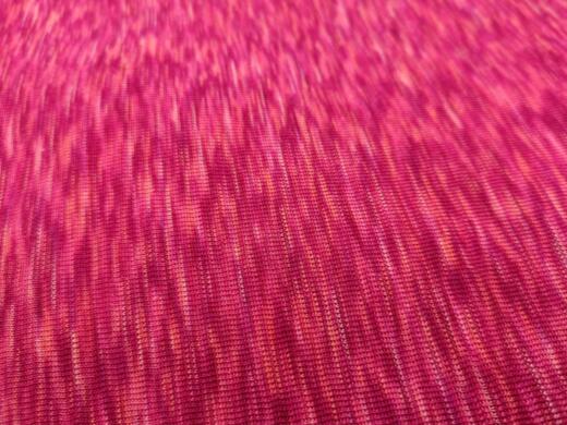 Wolle/Seide Biojersey - pink/orange meliert