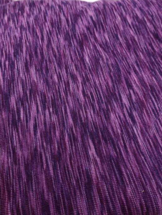 Wolle/Seide Biojersey - purple/lila meliert