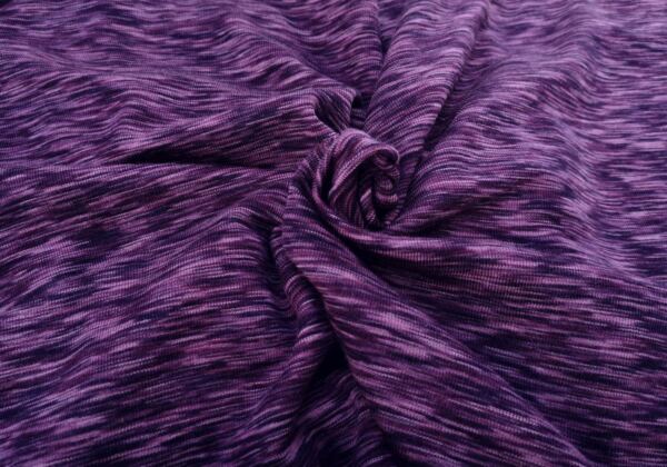 Wolle/Seide Biojersey – purple/lila