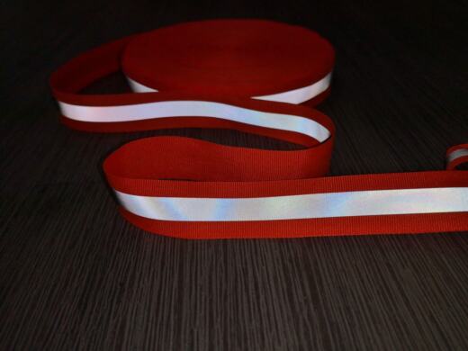 Reflektorband zum Annähen - 25mm - Farbwahl