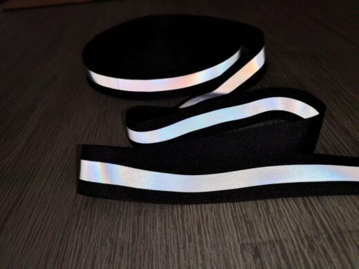 Reflektorband zum Annähen - 25mm - Farbwahl