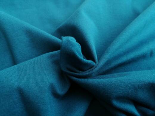 Bio Sommersweat uni - Tigerlilly Basic - petrolblau