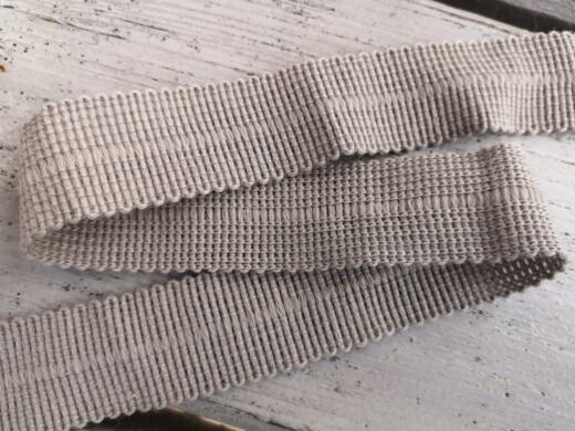 Bio Wolltresse - warmes grau 5147