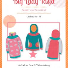 Papierschnittmuster mialuna - Sweater oder Sweatkleid "Big Lady Tasja" (für Plus Size Damen)