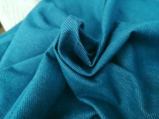 Bio Jeansjersey - Tigerlilly - petrolblau