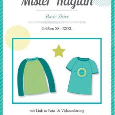 Papierschnittmuster mialuna - Basic Shirt Mister Raglan (für Herren)