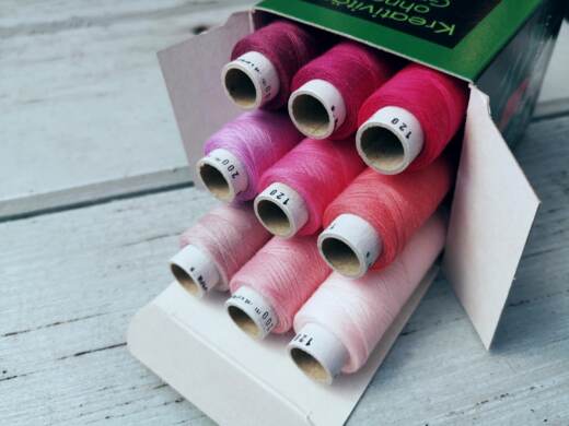 Alterfil Nähgarn S120 - 9 x 200m Farbbox - Tigerlilly Think pink