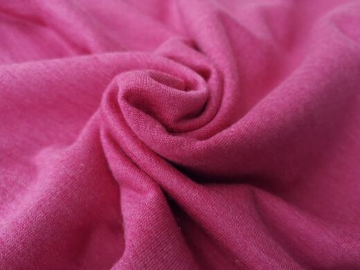 Wolle/Seide Bio Sommersweat - himbeerpink
