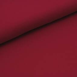Biojersey uni - Stoffonkel - kirsche