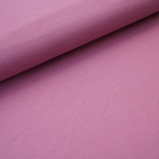 Bio Sommersweat uni - Stoffonkel - vintage rose
