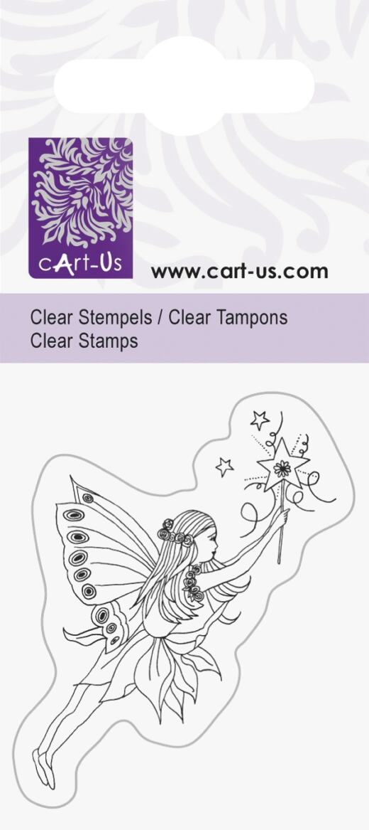 cArt-Us Clear Stamp - Elfe mit Stern