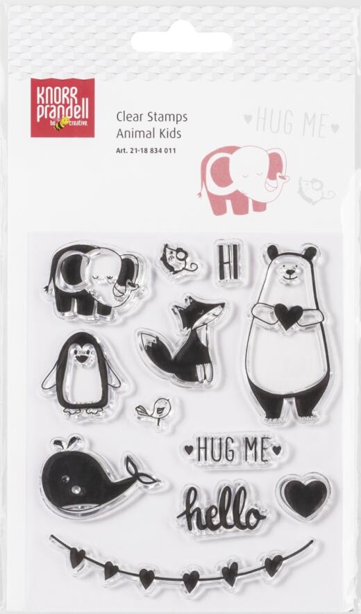 Knorr Prandell Clear Stamp - Animal Kids (Tierkinder)