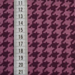 Bio Kuscheljacquard - Stoffonkel - Hahnentritt - braun/beige – Bild 3