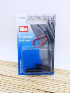 2 Prym Kordelstopper 2-Loch schwarz (416 651)