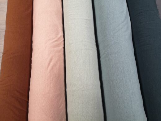 weicher Bio Hanfjersey - puder