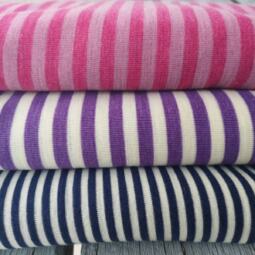 Wolle/Seide Biojersey – Ringel himbeerpink/altrosa – Bild 6