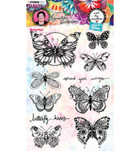 StudioLight - Clear Stamp - Art By Marlene 5.0 nr.49 (Schmetterlinge)