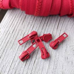 5 Zipper für Krampenreißverschluss endlos 5mm - verschiedene Farben – Bild 14