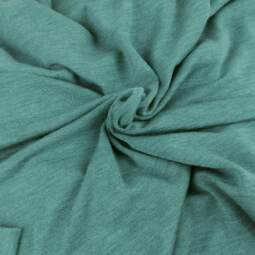 Wolle/Lyocell Biojersey uni - dusty mint – Bild 1