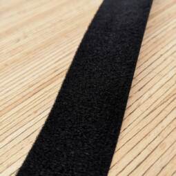 VELCRO® Veloursband schwarz - verschiedene Breiten