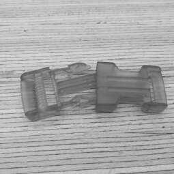 Steckschnalle 25 mm - durchsichtig - verschiedene Farben