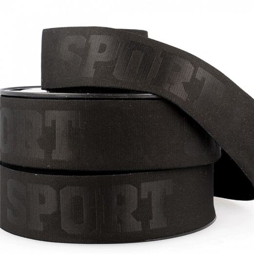 weiches Gummiband 40mm - Design "SPORT"