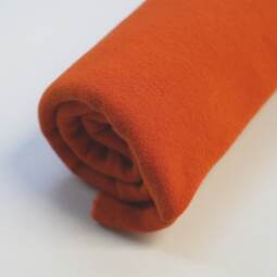 Biobündchen uni (Überbreite) – Stoffonkel – rostrot