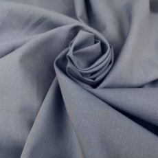 Bio Chambray (Baumwolle, Webstoff) - anthrazit/blau