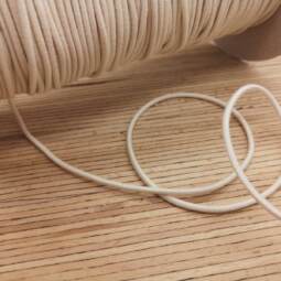 5 Meter Bio Gummikordel 2,2mm - verschiedene Farben – Bild 4