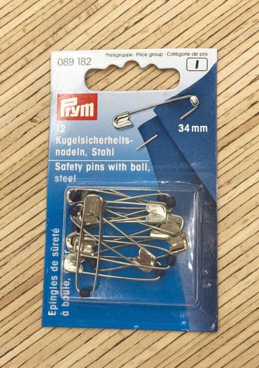 Prym Kugel-Sicherheitsnadeln 34 mm (089 182)