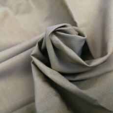 Bio Chambray (Baumwolle, Webstoff) - anthrazit/ocker
