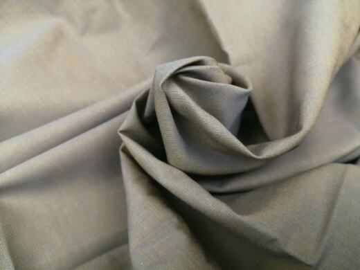 Bio Chambray - anthrazit/ocker