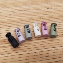 2 Recycling Kordelstopper (Social Plastic) für 3 mm Kordeln