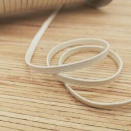 Bio Gummiband - naturfarben 6mm