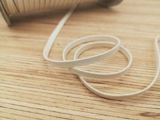 Bio Gummiband - naturfarben 6mm