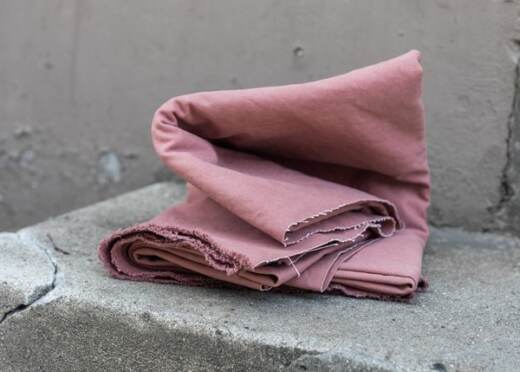 Heavy washed Canvas - Mind the MAKER- pale pink
