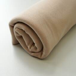 Biobündchen uni (Überbreite) – Stoffonkel – macadamia