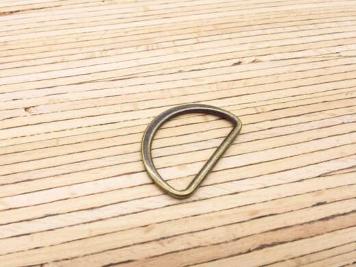 1 Metall-D-Ring 25mm - verschiedene Farben