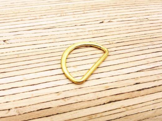 1 Metall-D-Ring 25mm - verschiedene Farben