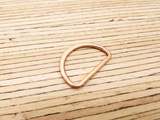 1 Metall-D-Ring 25mm - verschiedene Farben